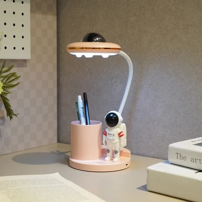 Gambar Eglare Astropro Lampu Meja LED Dimmable Rechargeable - Pink