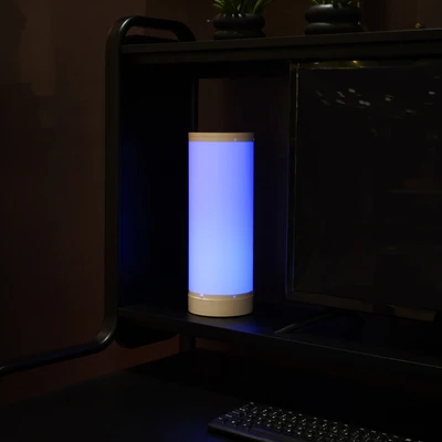 Gambar Eglare Lampu Meja LED Tube RGB Dengan Remote - Putih