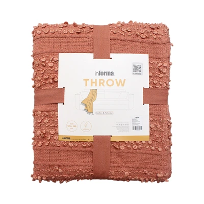 Gambar Informa 125x150 cm Selimut Throw  Grein - Pink