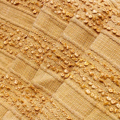 Gambar Informa 125x150 cm Selimut Throw  Grein - Kuning Mustard
