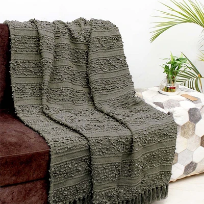 Gambar Informa 125x150 cm Selimut Throw  Grein - Hijau