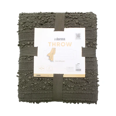 Gambar Informa 125x150 cm Selimut Throw  Grein - Hijau
