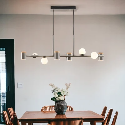 Gambar Eglare Anneli Lampu Gantung Hias 8L - Silver