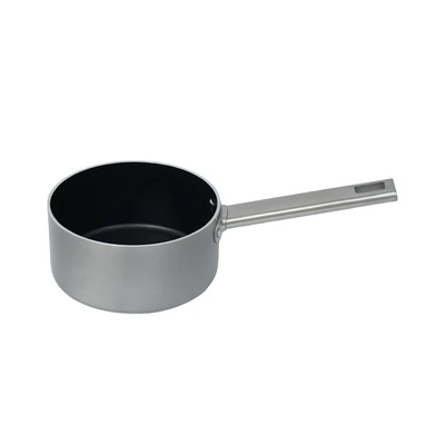 Gambar Sitram Sensation Panci Saucepan Non-Stick Coating 16 cm - Silver