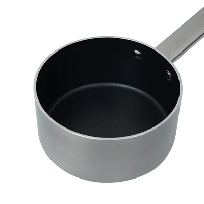 Gambar Sitram Sensation Panci Saucepan Non-Stick Coating 16 cm - Silver
