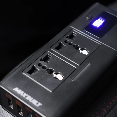 Gambar Maxbuilt Stop Kontak Mobil Portabel Dengan Fast Charger