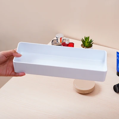 Gambar Stora Curved Organizer Meja Long - Putih