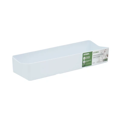 Gambar Stora Curved Organizer Meja Long - Putih