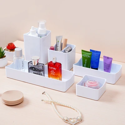 Gambar Stora Curved Organizer Meja Middle - Putih