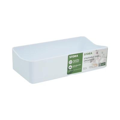 Gambar Stora Curved Organizer Meja Middle - Putih