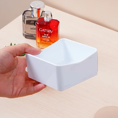 Gambar Stora Curved Organizer Meja Square - Putih