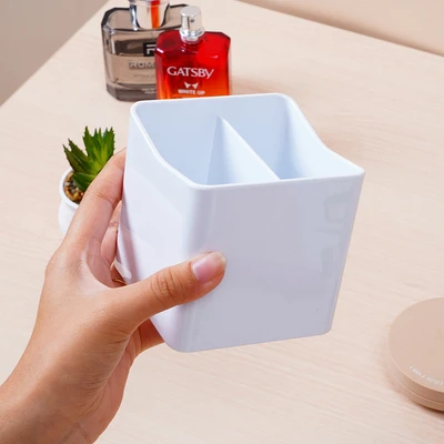 Gambar Stora Curved Organizer Meja 2 Kompartemen - Putih