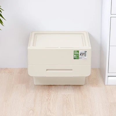 Gambar Stora Kotak Penyimpanan Flat 43.5x36x31 cm - Putih Ivory