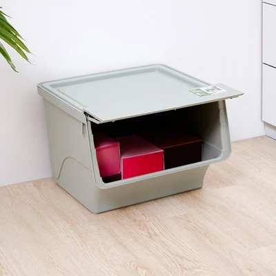Gambar Stora Kotak Penyimpanan Flat 43.5x36x31 cm - Hijau