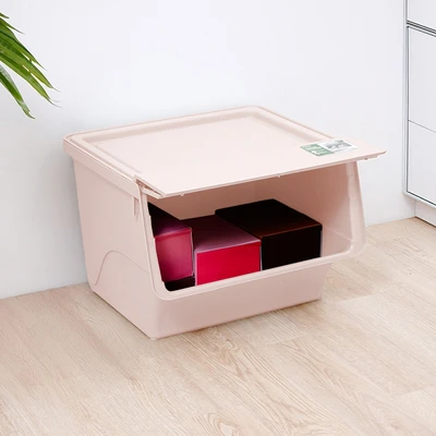 Gambar Stora Kotak Penyimpanan Flat 43.5x36x31 cm - Pink