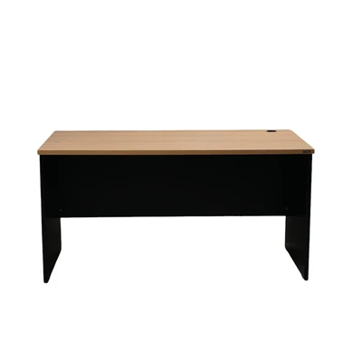 Gambar Informa Haris Meja Kantor - Hitam/Cokelat Oak
