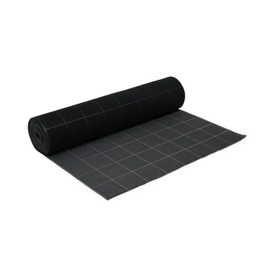 Gambar Krisfloor Alas Lantai Kamar Mandi Anti Slip PVC Hexagon 100x120 cm - Abu-abu
