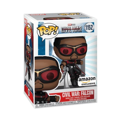 Funko Pop Action Figure Civil War Captain America Falcon Bobblehead