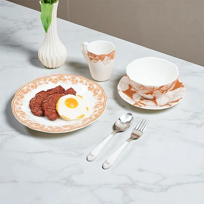 Gambar Appetite Cottage Perlengkapan Makan Set 8 pcs - Oranye Saffron