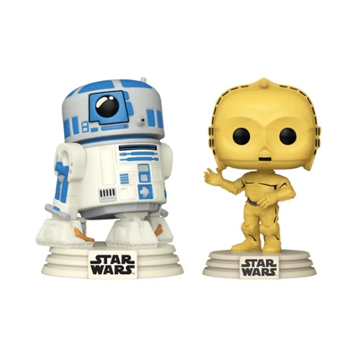 Gambar Funko Pop Set Action Figure Star Wars R2-d2 & C-3po