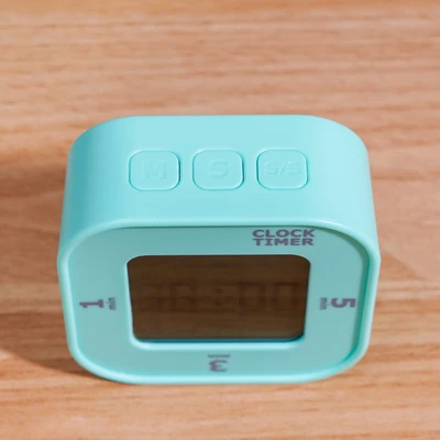 Gambar Arthome Jam Meja Dengan Timer 3 Fixed Flip - Hijau Mint