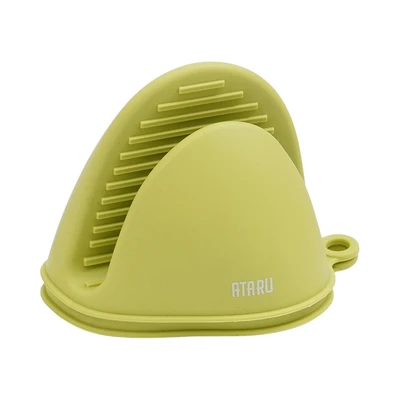 Gambar Ataru Sarung Tangan Oven Silikon Set 2 pcs - Hijau
