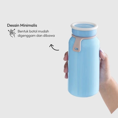 Gambar Appetite Furo Botol Vacuum Flask Stainless Steel 400 ml - Biru
