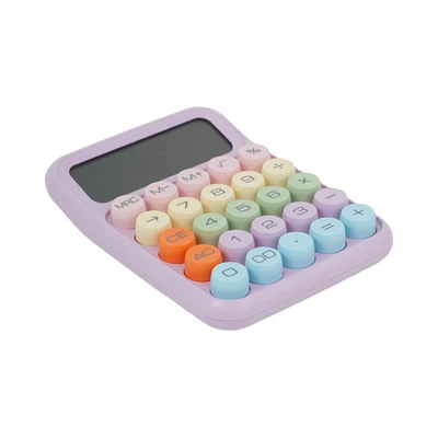 Gambar Ataru Kalkulator Mechanical 12 Digit - Pink