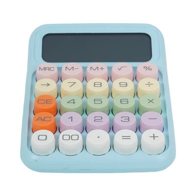 Gambar Ataru Kalkulator Mechanical 12 Digit - Biru