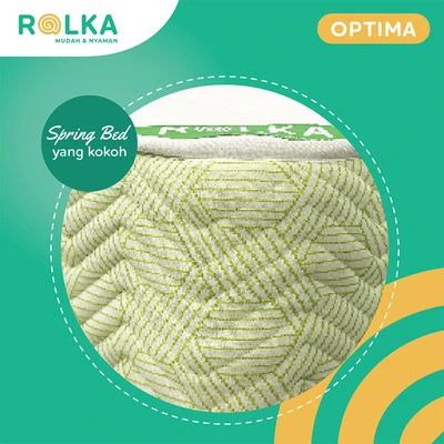 Gambar Rolka 200x200x23 cm Optima Kasur Pocket Springbed In Box