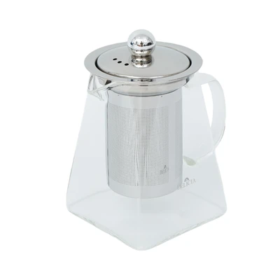 Gambar Delicia 550 Ml Teko Teh Borosilicate Square