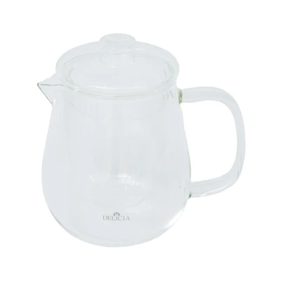 Gambar Delicia 600 Ml Teko Teh Borosilicate Round