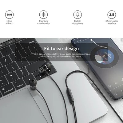 Gambar Havit Earphone E303P - Pink