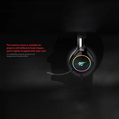 Gambar Havit Headphone Gaming HV-H2232D - Hitam