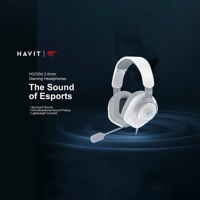 Gambar Havit Headphone Gaming Wired HV-H2230D - Putih
