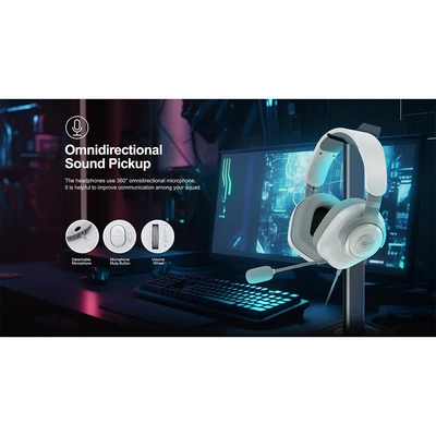Gambar Havit Headphone Gaming Wired HV-H2230D - Putih