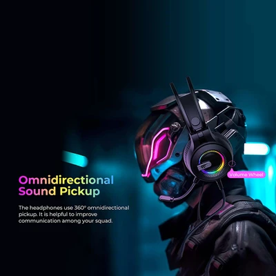 Gambar Havit Headphone Gaming H2040D - Hitam