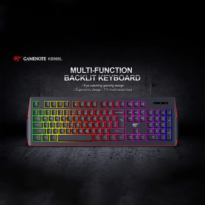 Gambar Havit Keyboard Gaming KB866L - Hitam
