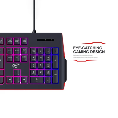 Gambar Havit Keyboard Gaming KB866L - Hitam