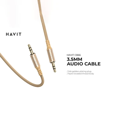 Gambar Havit Kabel AUX CB66 - Gold