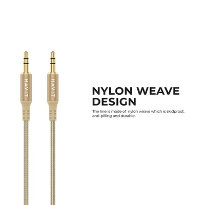 Gambar Havit Kabel AUX CB66 - Gold