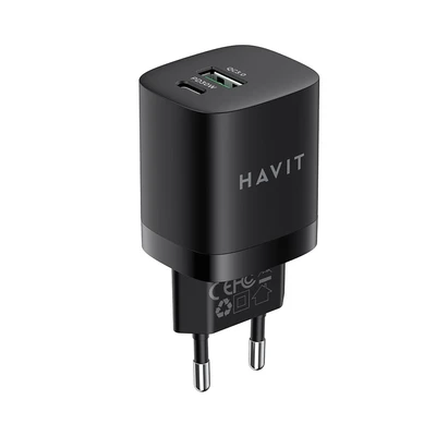 Gambar Havit Kepala Charger Plug 30 Watt UC30 - Hitam