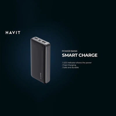 Gambar Havit Power Bank 20000 mAh PB92 - Hitam