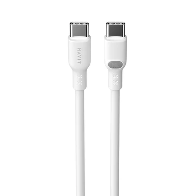Gambar Havit Kabel Charger USB-C To USB-C 1 Meter CB6280 - Putih