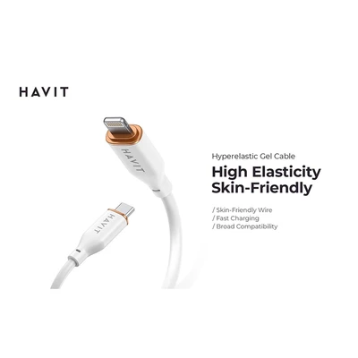 Gambar Havit Kabel Charger USB-C To USB-C 1.2 Meter CB603 - Hitam