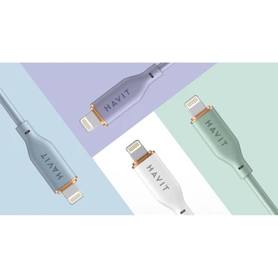 Gambar Havit Kabel Charger USB-C To USB-C 1.2 Meter CB603 - Hitam