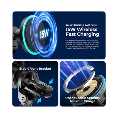 Gambar Havit Charger Mobil Wireless Magnetic W3032