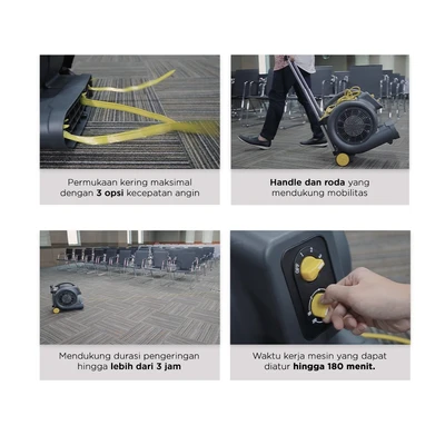 Gambar Krisbow Blower Karpet 900 Watt FPBW900 - Hitam