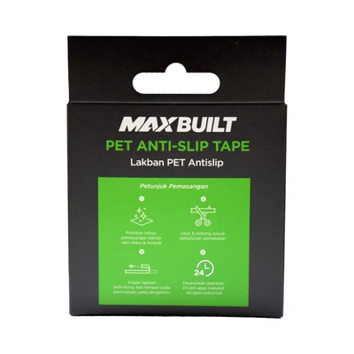 Gambar Maxbuilt 5cmx4.5 Mtr Isolasi Anti Slip Pet - Hitam