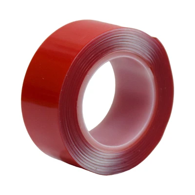 Gambar Maxbuilt 2.5 cmx1.5 Mtr Isolasi Mounting Tape Transparan